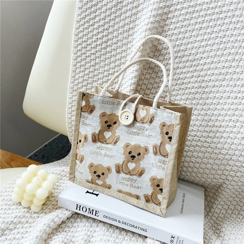Shoulder bag with sweet bear motif Kalsten