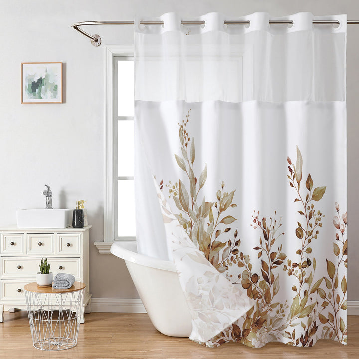 Botanical Floral Shower Curtain Kalsten