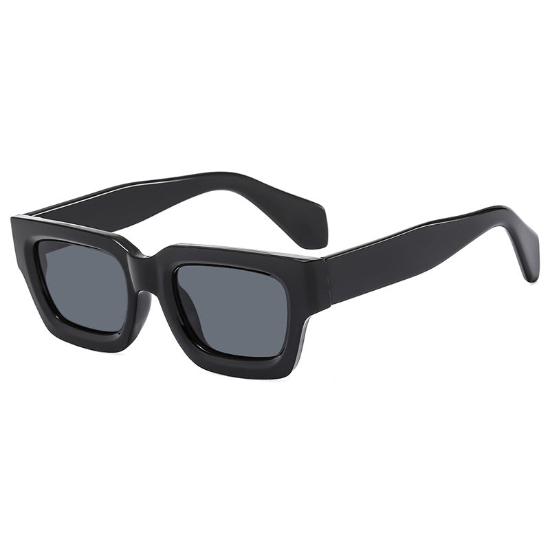 Ladies fashionable rectangular sunglasses with wide frame and protective UV filter Kalsten