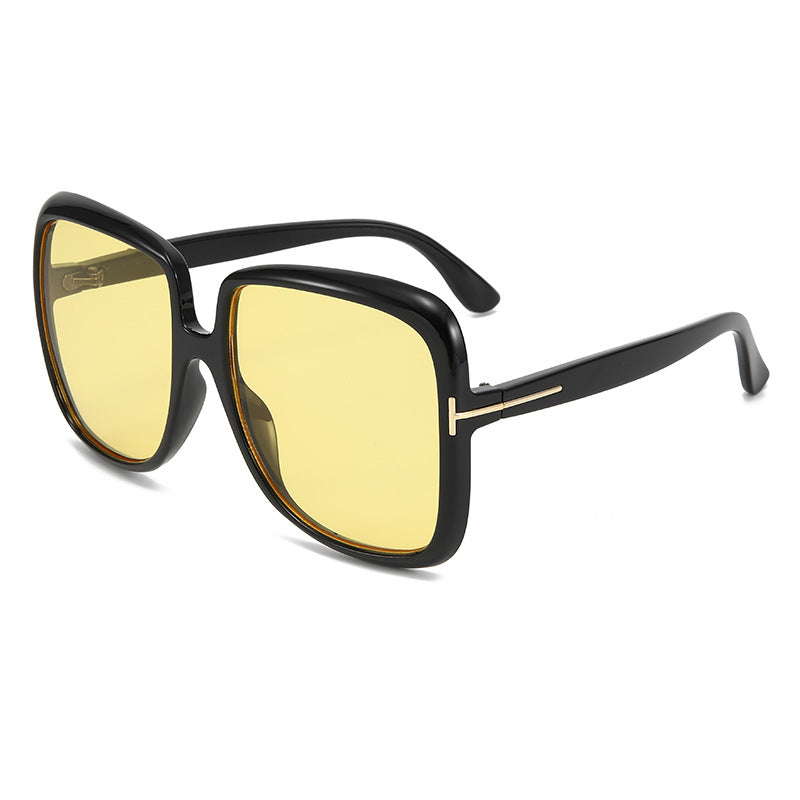 Women elegant oversized sunglasses with delicate frame Kalsten