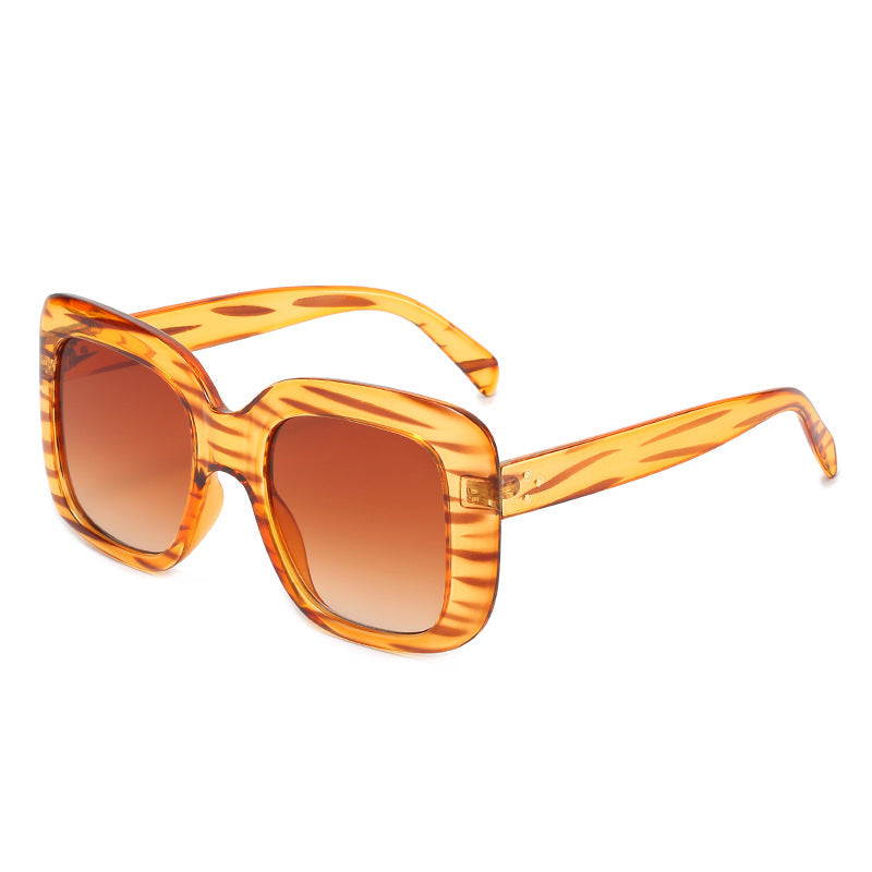 Women's oversized square sunglasses with high-quality plastic frame Kalsten