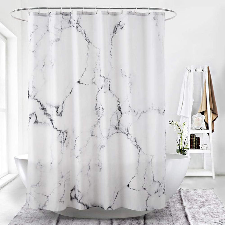 Artistic Marble Texture Shower Curtain Kalsten