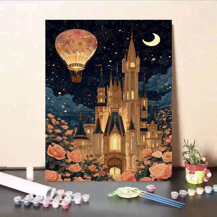 Fantasy Castle Paint by Numbers Canvas Kit Kalsten