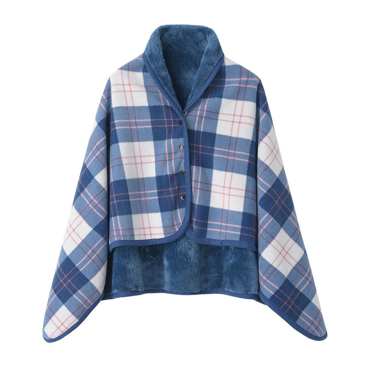 Ladies Cozy and Fashionable Blanket with Checkered Pattern Kalsten