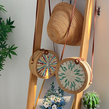Round Bast-Handbag Acalora