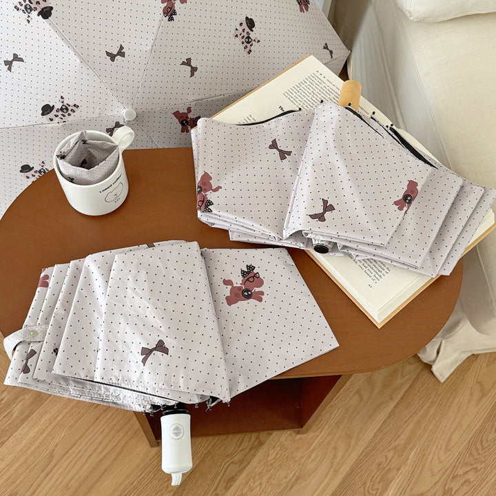 Ladies collapsible umbrella with playful design Kalsten