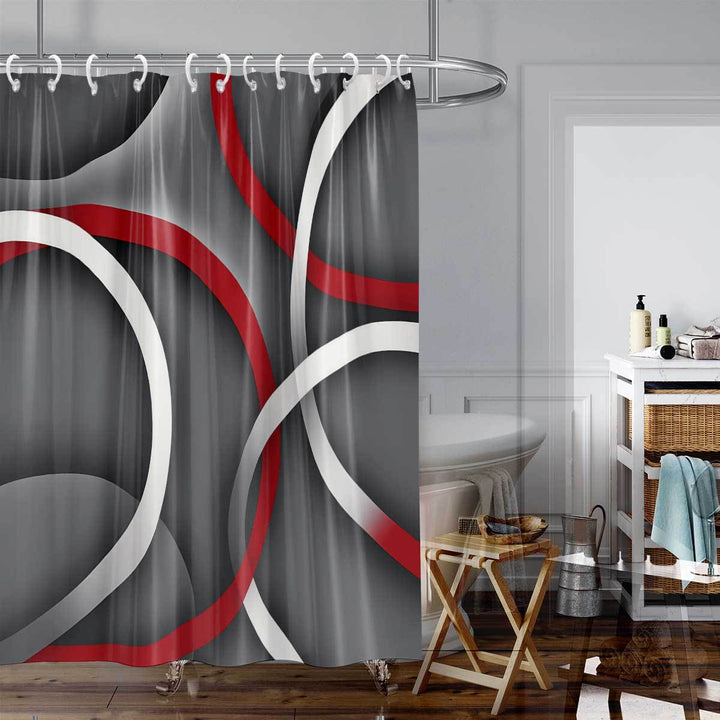 Coastal-Inspired Artistic Shower Curtain Kalsten