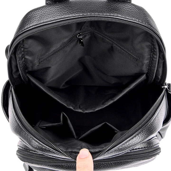 Multi-Compartment Textured Backpack Kalsten