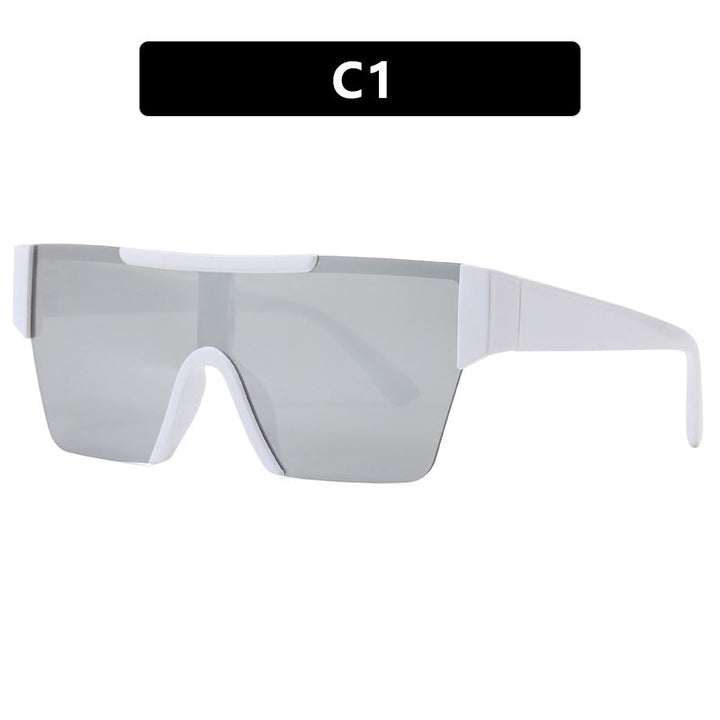 Women's futuristic sports sunglasses with UV protection and wide lens area Kalsten