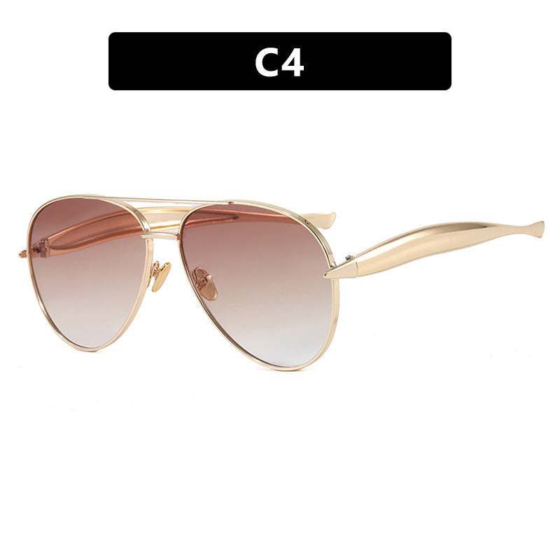 Women's pilot sunglasses with elegant accents and protective UV filter Kalsten