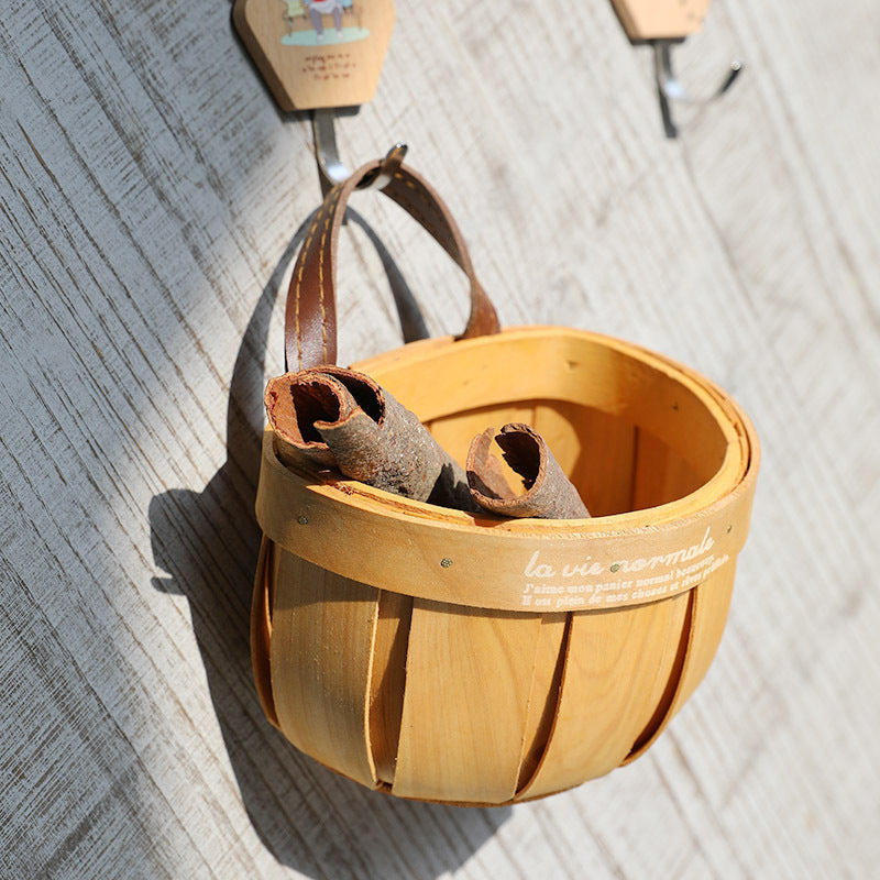 Wooden Storage Basket Kalsten