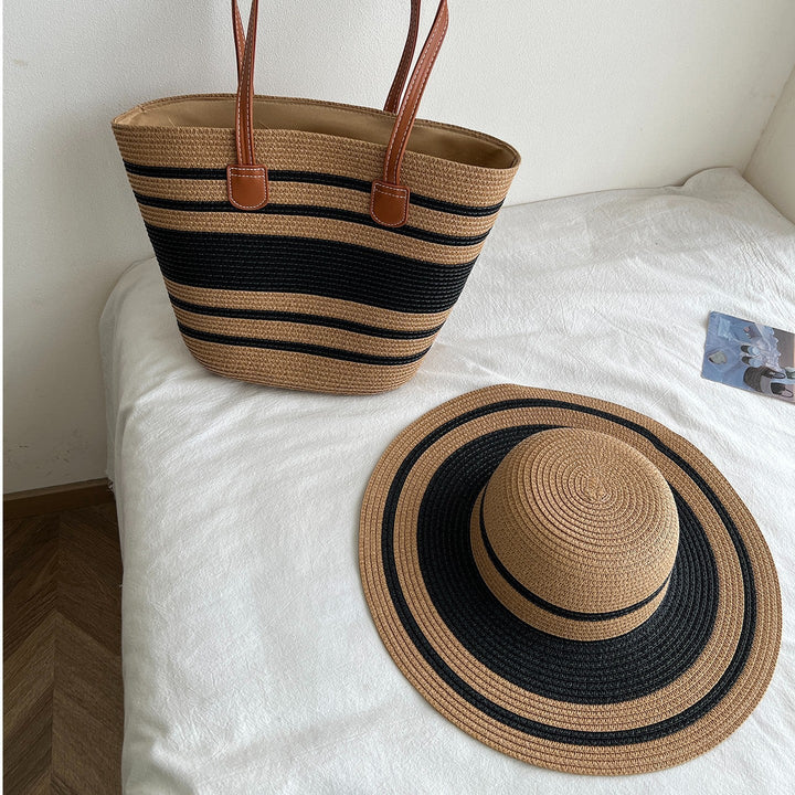 Fashionable Tote Bag Made of Braided Material Kalsten