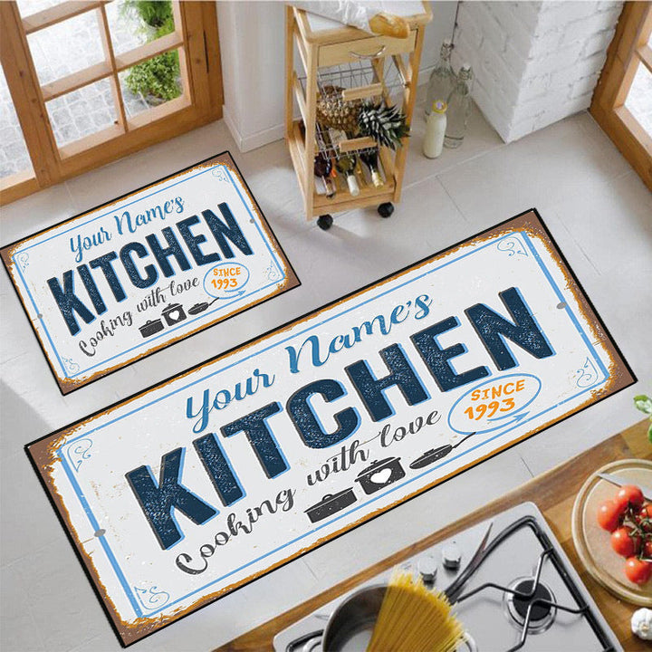 Fun Snack-Themed Kitchen Mat Kalsten