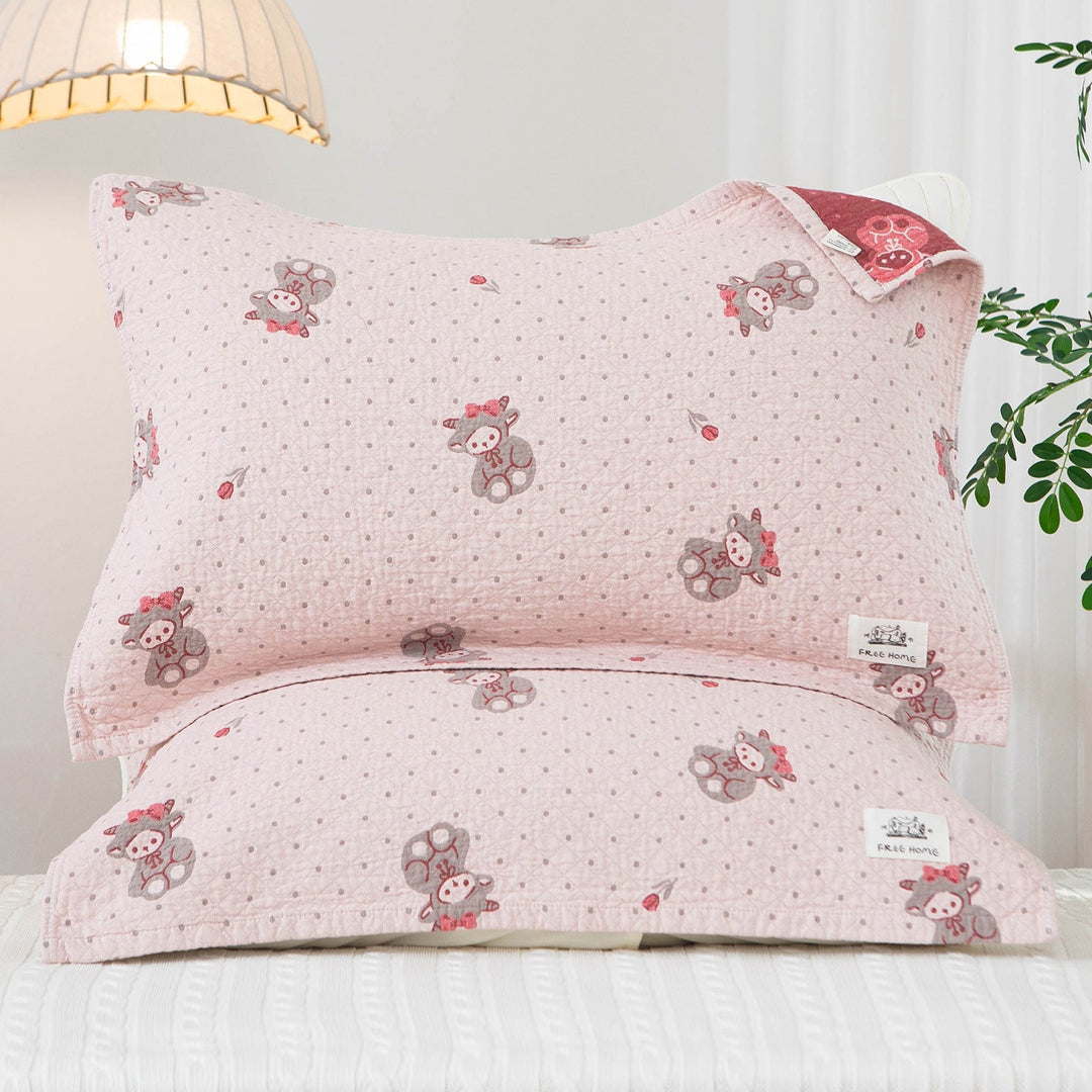 Women's pillowcase with modern checkered pattern Kalsten