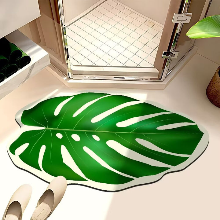 Leaf-Shaped Bath Mat Kalsten
