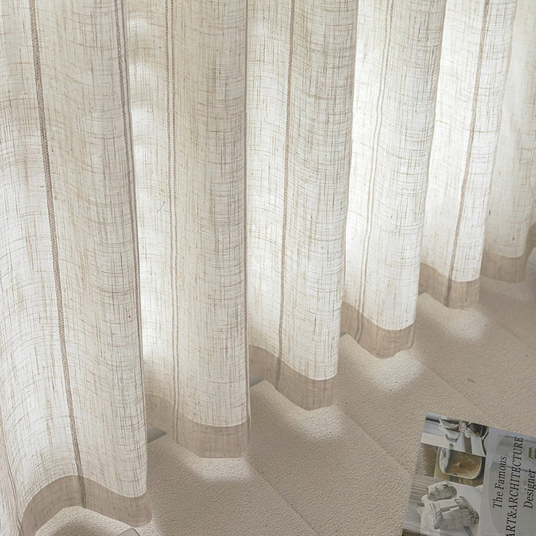 Textured Linen Curtains Kalsten