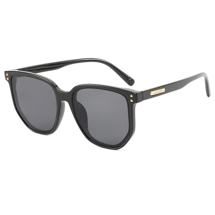 Women's Fashionable Oversized Sunglasses with Sturdy Plastic Frame Kalsten