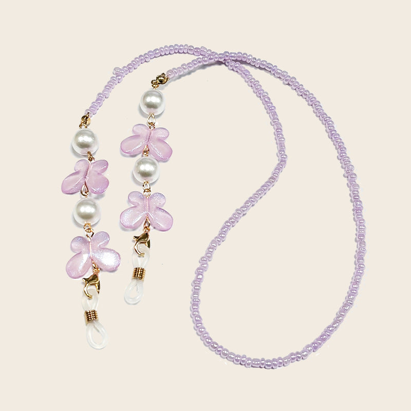 Decorative Floral Eyewear Chain Kalsten