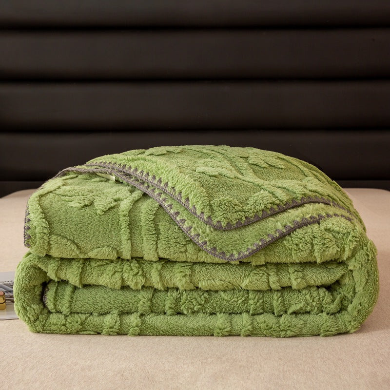 Ladies Cozy and Soft Blanket with Floral Pattern Kalsten