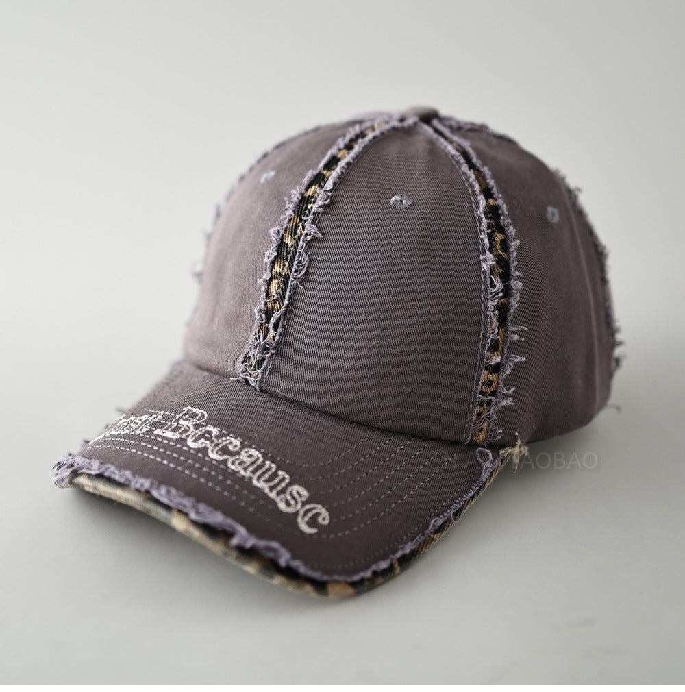 Men's Distressed Vintage-Inspired Baseball Cap Kalsten