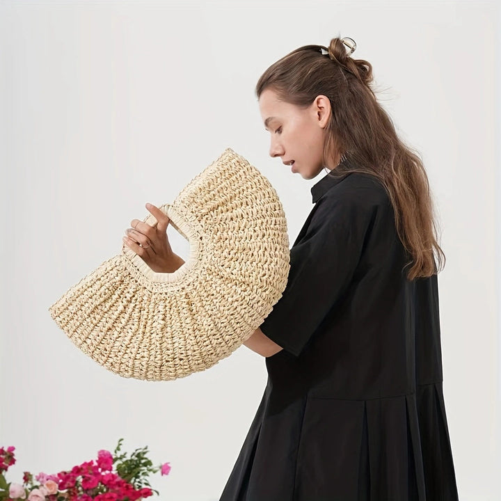 Handcrafted Macrame Bag with Structured Design Kalsten