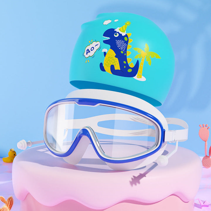 Kids Unicorn-Themed Swim Mask and Cap Set Kalsten