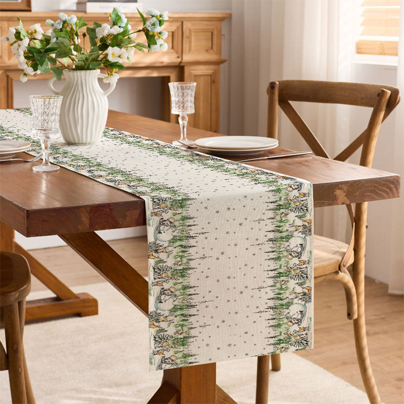 Decorative Holiday-Themed Table Runner