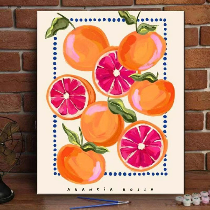 Peach Blossom Decorative Canvas Art Print Kalsten