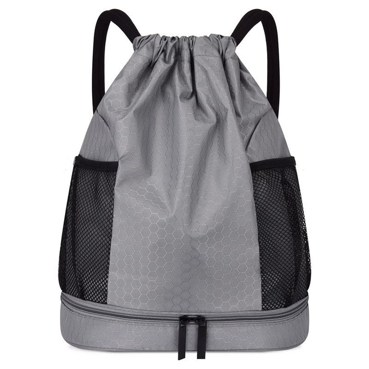 Lightweight Hexagonal Pattern Drawstring Backpack Kalsten
