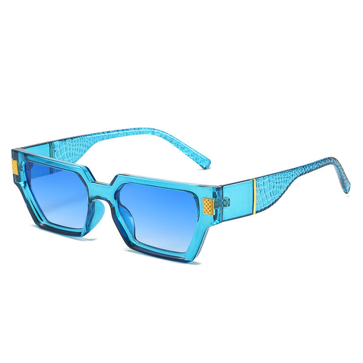 Ladies fashionable sunglasses with unique geometric frame and luxurious details Kalsten