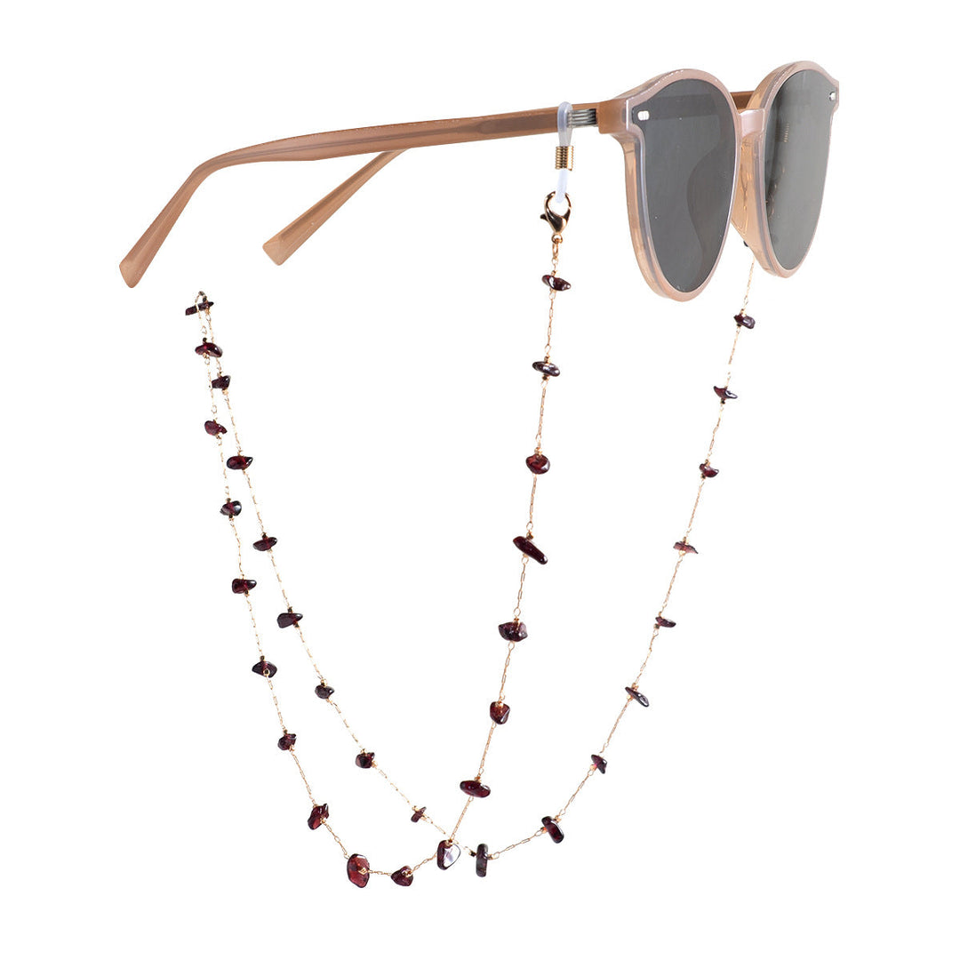 Delicate Gemstone Bead Eyewear Chain Kalsten