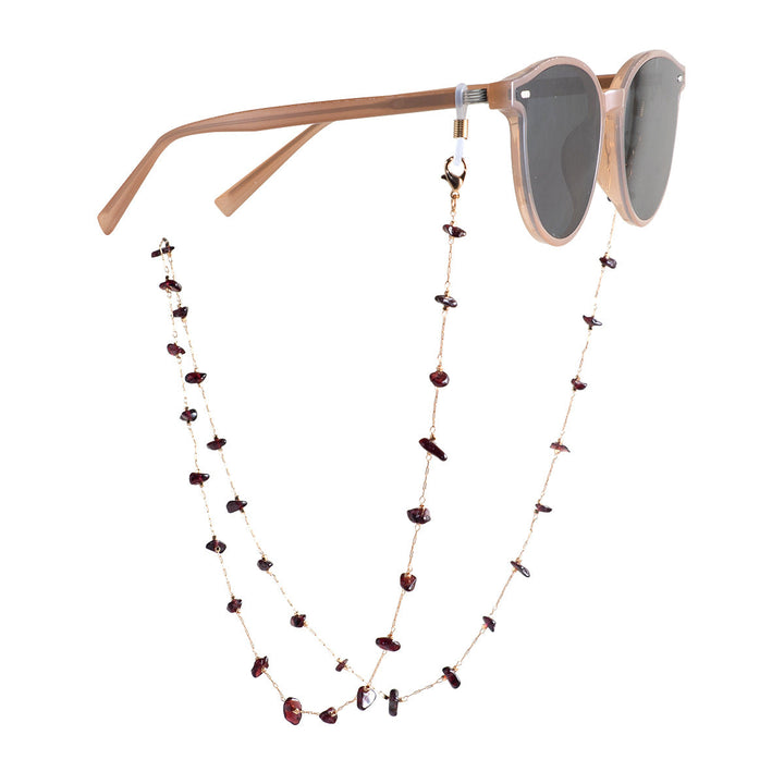 Delicate Gemstone Bead Eyewear Chain Kalsten