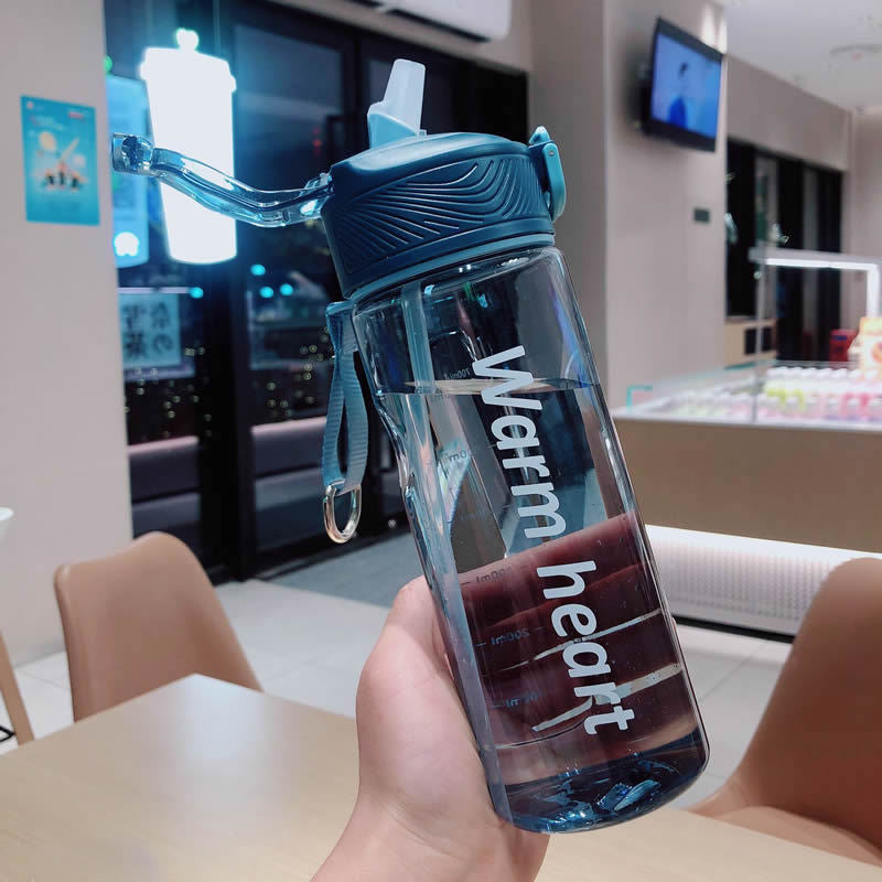 Women Practical Water Bottle with Carry Handle and Leak Protection Kalsten