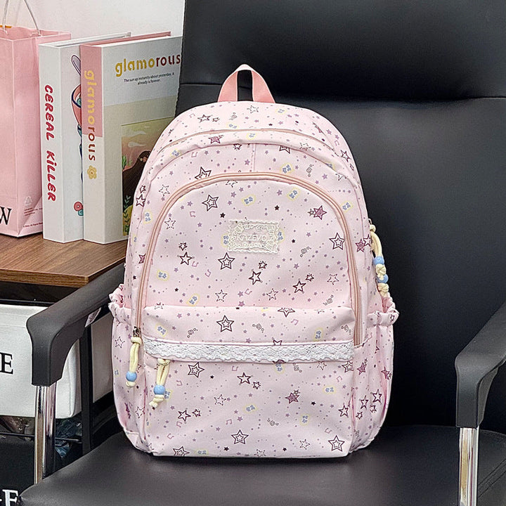Cartoon-Themed Multi-Pocket Backpack Kalsten