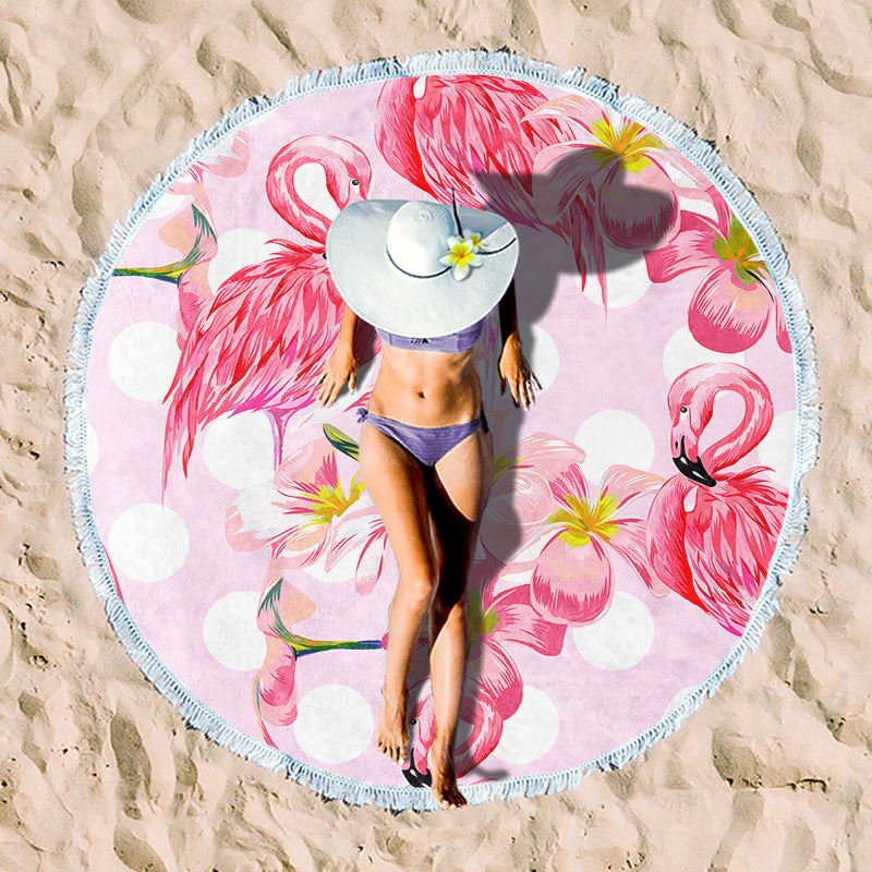 Rundstrand towel with unique sunset design Kalsten