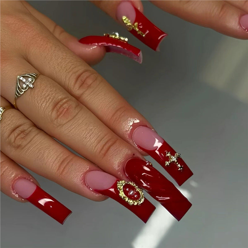 Artistic Decorative Press-On Nails Kalsten