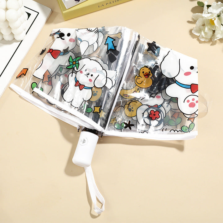 Women Pet Motif Umbrella Kalsten
