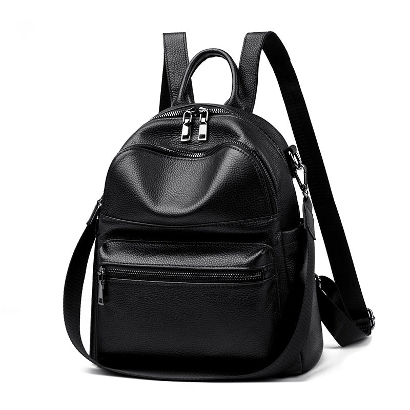 Premium Leather Multi-Pocket Backpack Kalsten