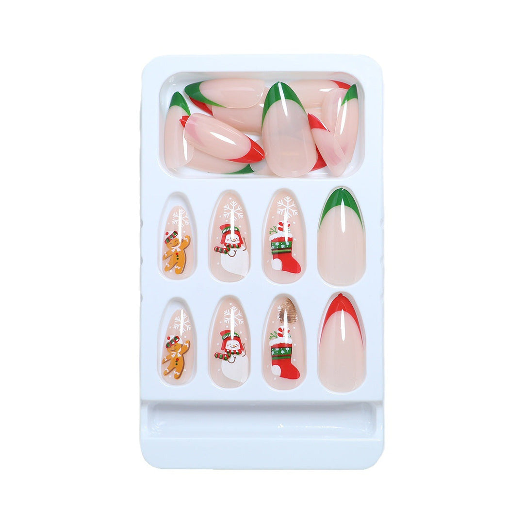 Artistic Glitter Press-On Nail Set Kalsten
