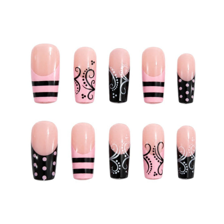 Artificial nails with elegant designer print Kalsten