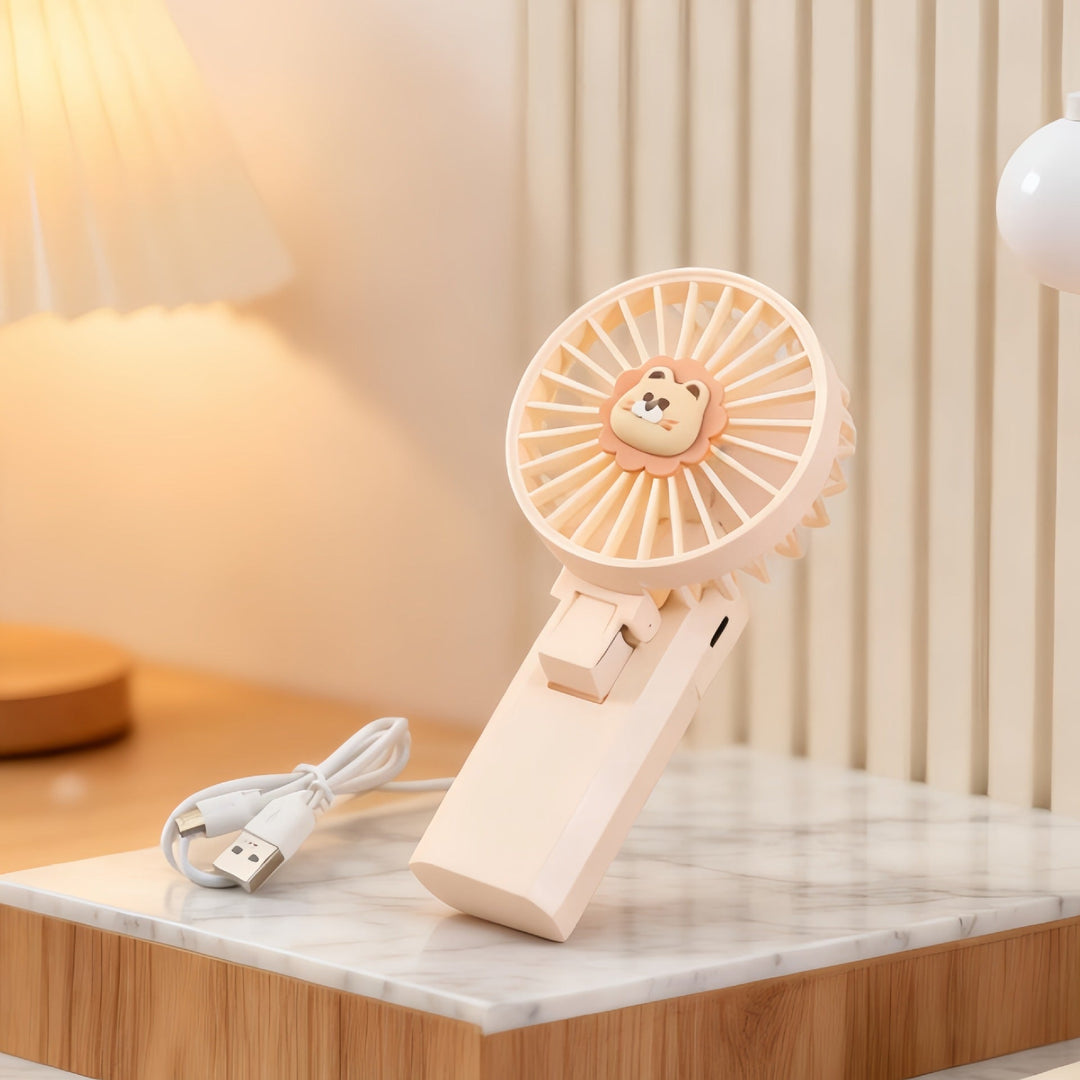 Unisex Handheld Fan with Cute Animal Design Kalsten