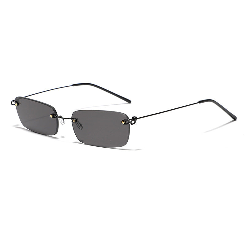 Ladies stylish rectangular sunglasses with high-quality metal frame Kalsten
