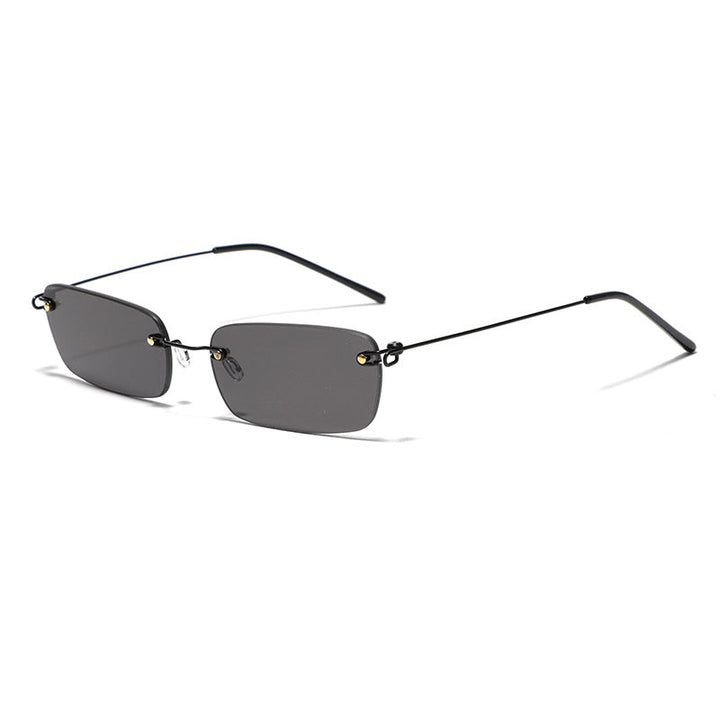 Ladies stylish rectangular sunglasses with high-quality metal frame Kalsten