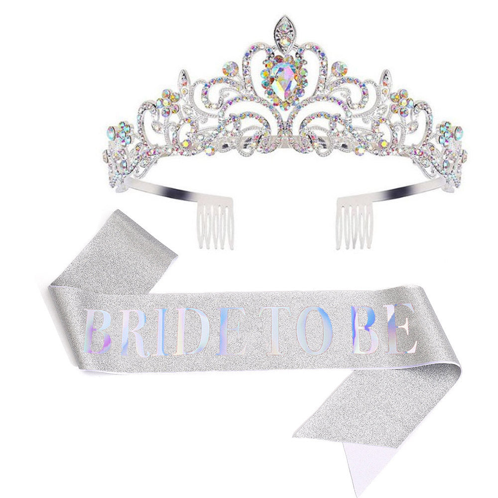 Ladies Crystal Embellished Bridal Tiara Kalsten