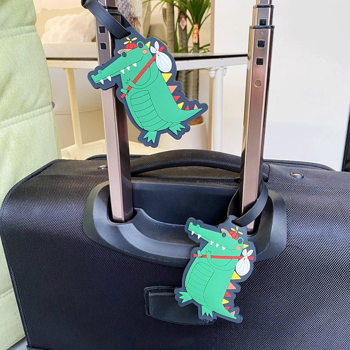 Playful Crocodile Luggage Tag Kalsten