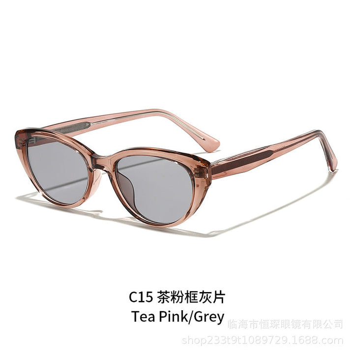 Women's Cat-Eye Sunglasses with high-quality, transparent frame and UV protection Kalsten