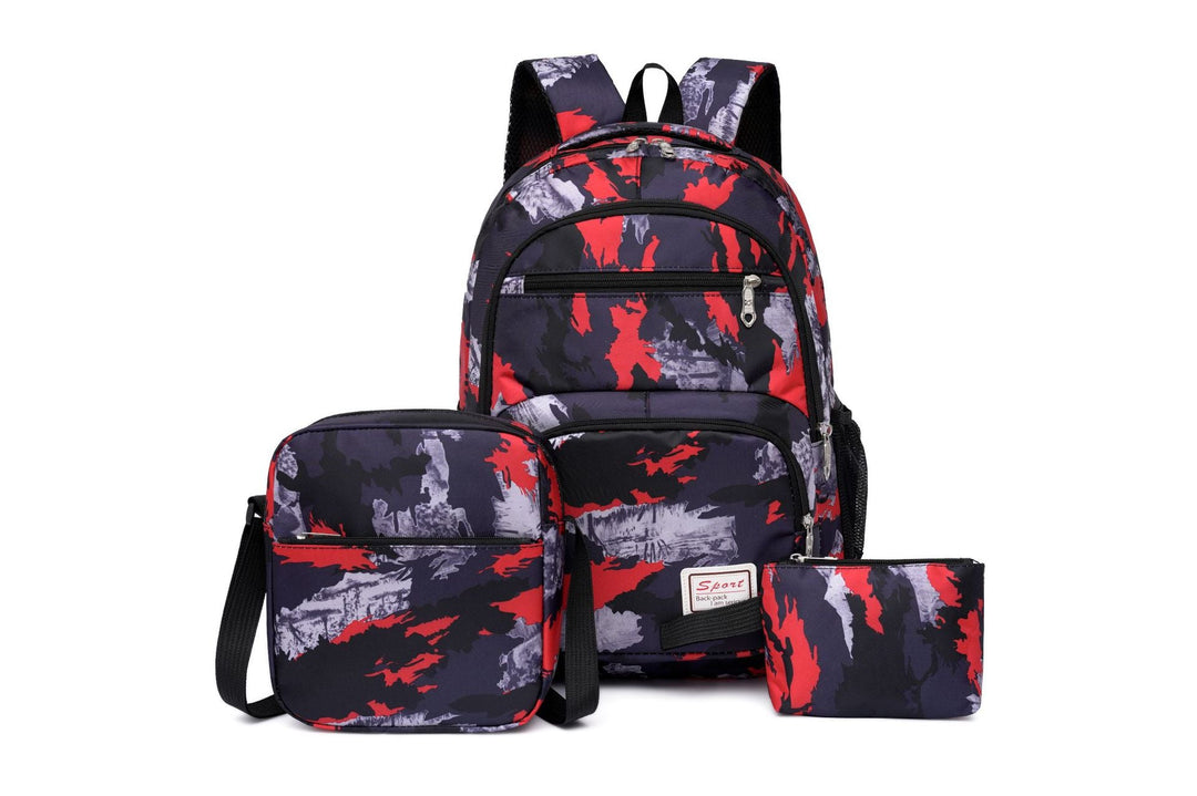 School backpack with multiple compartments and matching accessories Kalsten