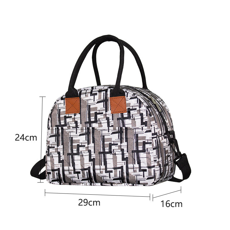 Ladies cooler bag with stylish floral pattern Kalsten