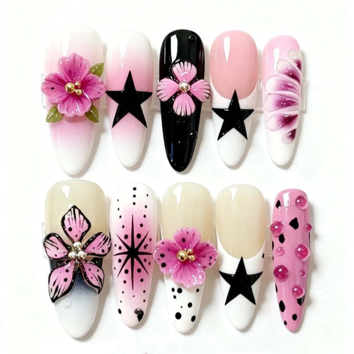 Decorative Press-On Nail Collection Kalsten