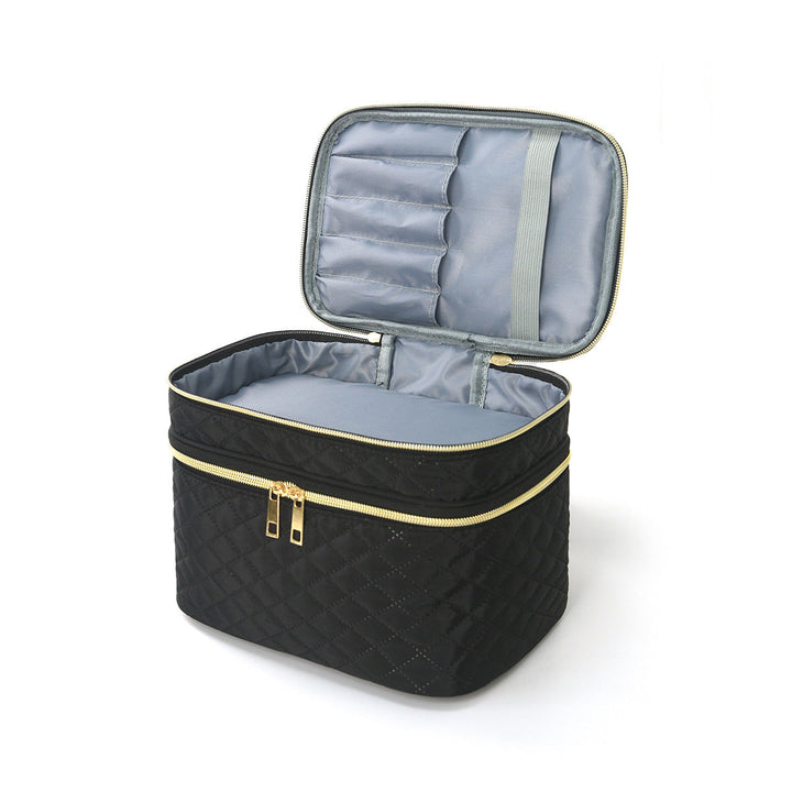 Cosmetic organizer bag with double compartment system Kalsten